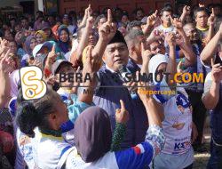 Ribuan Masyarakat Manduamas Antusias Saksikan Pelantikan Tim Pemenangan