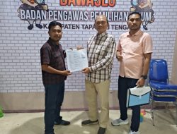 Ketua Gerindra Tapteng Laporkan Pengerusakan Baliho KEDAN ke Bawaslu