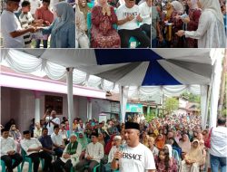 Bakhtiar Sibarani Bagikan Zakat dan Sedekahnya Untuk 1.500 Orang di Barus