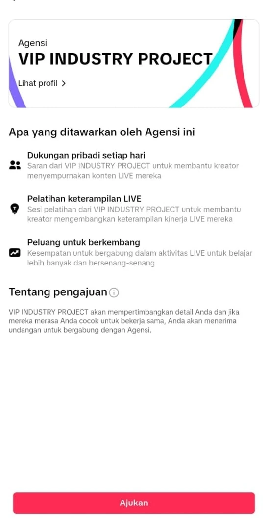 Join Agency VIP Industry Project