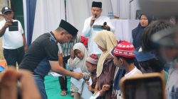 H. Bakhtiar Ahmad Sibarani Santuni 535 Fakir Miskin dan Anak Yatim Usai Pulang Dari Tanah Suci Makkah