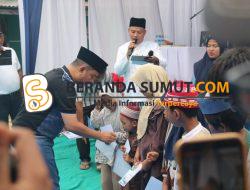 H. Bakhtiar Ahmad Sibarani Santuni 535 Fakir Miskin dan Anak Yatim Usai Pulang Dari Tanah Suci Makkah