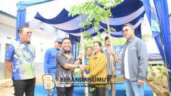 Pemko Sibolga dan Demokrat Hijaukan Kawasan Huntap, Puluhan Pohon Produktif Ditanam